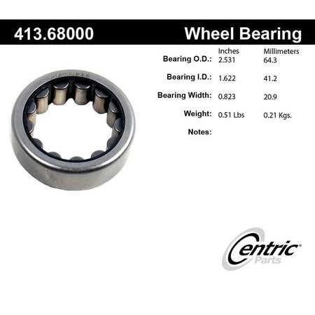 CENTRIC PARTS PREMIUM AXLE SHAFT BEARING 413.68